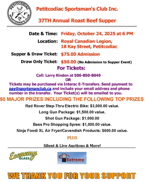 PSC 37th Annual Roast Beef Supper